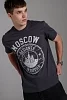 Мужская футболка 8503/1 / антрацит+Москва №5