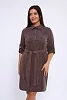 Женское платье 31844 / кофейный №3
