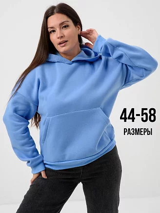 Женская худи 52712 / голубой