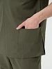 Костюм медицинский хирург М-150 бязь / серо-зеленый №7