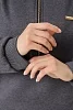 Женский костюм с брюками 14618 / меланж-графит №12