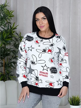 Женская кофта Женева / Белый