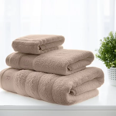 Набор махровых полотенец "Soft Silver" / Песчаный берег