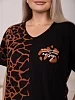 Женский костюм с бриджами мод.2211/1 / Коричневый №3