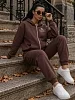Женский костюм с брюками 15014/М / Коричневый №3
