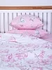 Постельное белье поплин простыня на резинке / Магнолия №2