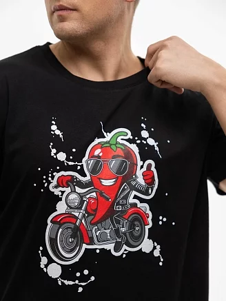 Мужской костюм мод.2020 / Черный, красный