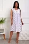 Женская сорочка 29530 / синие цветы