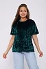 Женская футболка 35352 / изумрудный №12