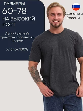 Мужская футболка Атлант / антрацит