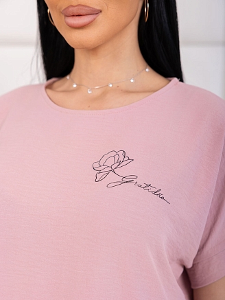 Женский костюм мод.2182/2 / Розовая пудра