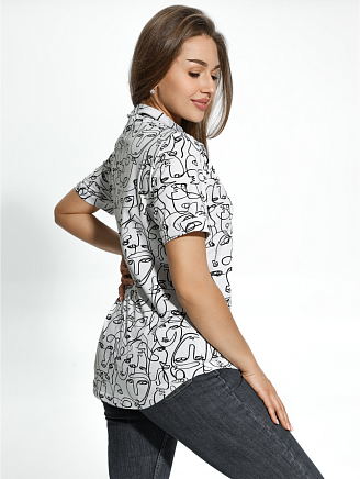 Женская футболка Страсть / Графика белая