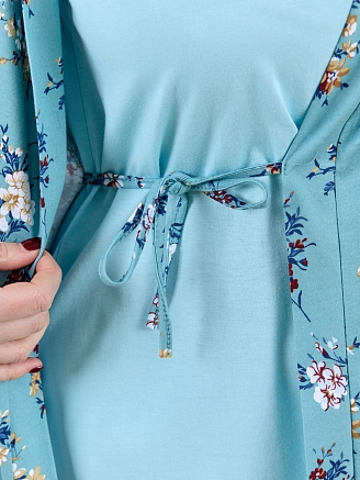 Женский халат Айрис-3 Х-769 / голубой