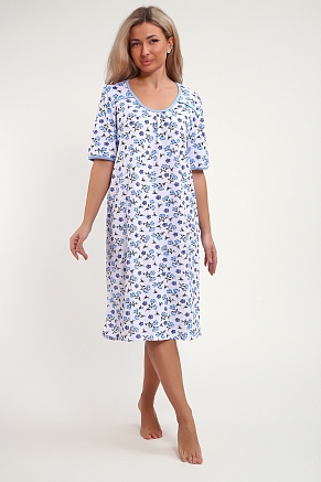 Женская ночная сорочка 51199 / голубой