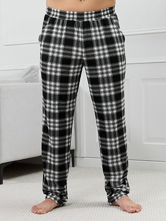 Мужские брюки Тор-1.1 / клетка черная