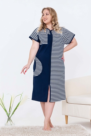 Халат женский 53503 / полоска