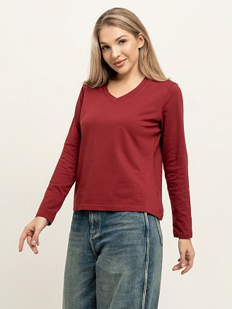 Женская футболка "Милана" / Бордовый арт. к1284бр