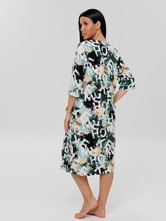 Женский халат Х-74(К) / Фисташковый (буквы)