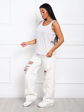 Женская майка Асса / светло-серый