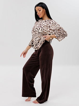 Женский костюм К-212(В) / Бежевый (леопард)