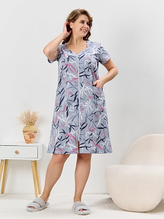 Женский халат Канон-1 / серый