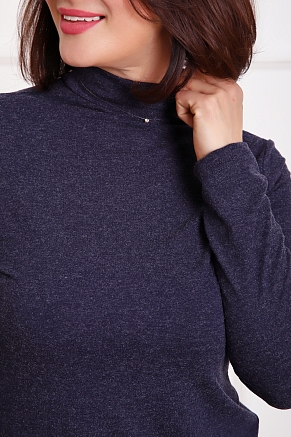 Женская водолазка 88157 / темно-синий