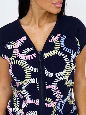 Женский халат мод.1591/4 / Синий