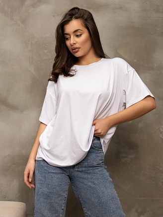 Женская футболка мод.2159 / Белый