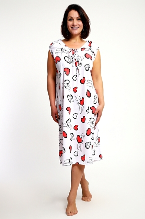 Женская сорочка 88131 / белый