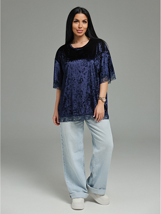 Женская футболка Андреа / Синий