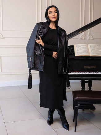 Женское платье мод.2080/3 / Черный