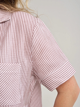 Женская пижама "Ривьера" (шорты) 2461-Мус / Бежевый