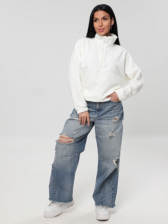 Женская толстовка М-216 / молочный