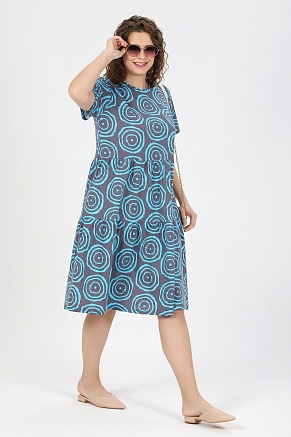 Женское платье Лабиринт-1 / серый