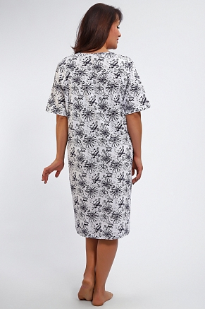 Женская ночная сорочка 88126 / темно-синий