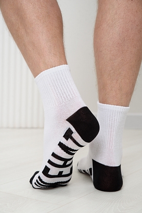 Мужские носки стандарт Женат / белый