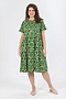 Женское платье Лабиринт-1 / зелёный