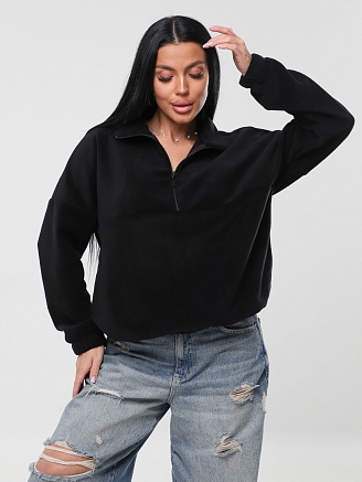 Женская толстовка М-216 / черный