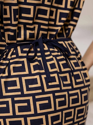 Женский халат мод.1591/7 / Бежевый