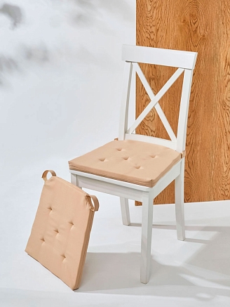 Подушка на стул Юстина / Бежевый