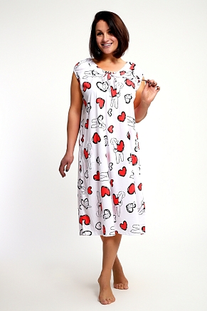 Женская сорочка 88131 / белый