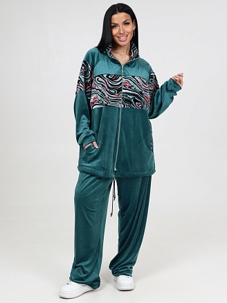 Женский костюм МАКСИ КВ-229 / Мята с разводами