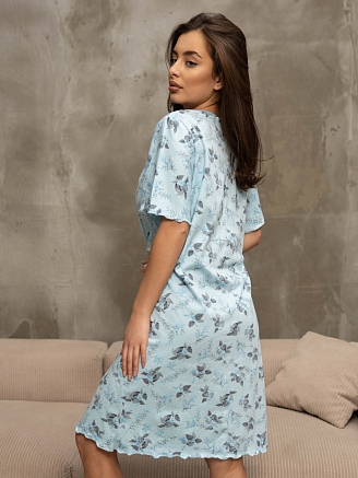 Женская сорочка мод.1092/27 / Голубой