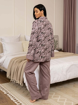 Женская пижама мод.2093/1 / Какао