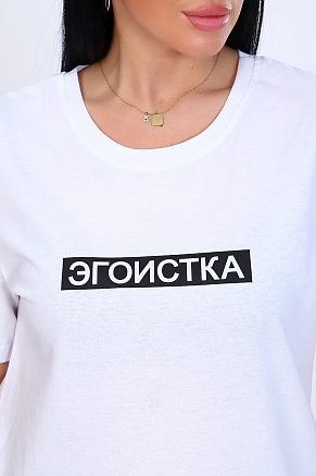 Женская футболка 11827 / белый