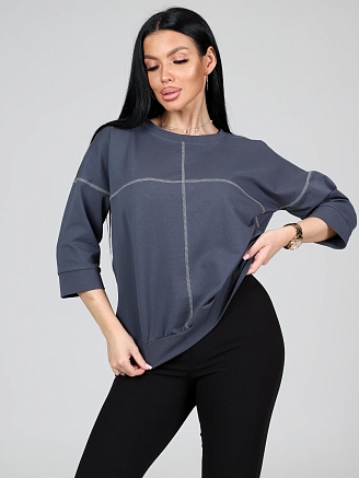 Женский свитшот Николет / темно-серый