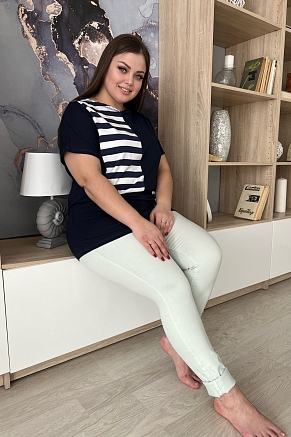 Женская туника 9116 / темно-синий