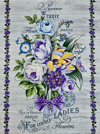 Полотенце кухонное вафельное полотно купон / В ассортименте