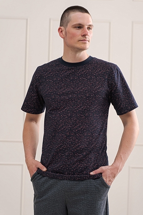 Мужская футболка Березка / Тёмно-синий