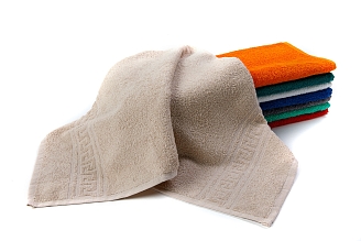 Полотенце махровое г/к Узбекистан 380 гр/м2 / 022-бежевый